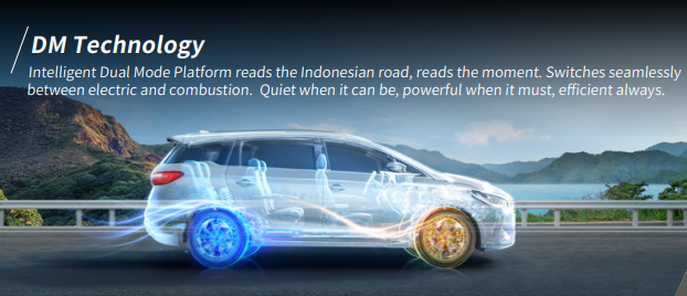 DM Technology BYD M6 DM Indonesia